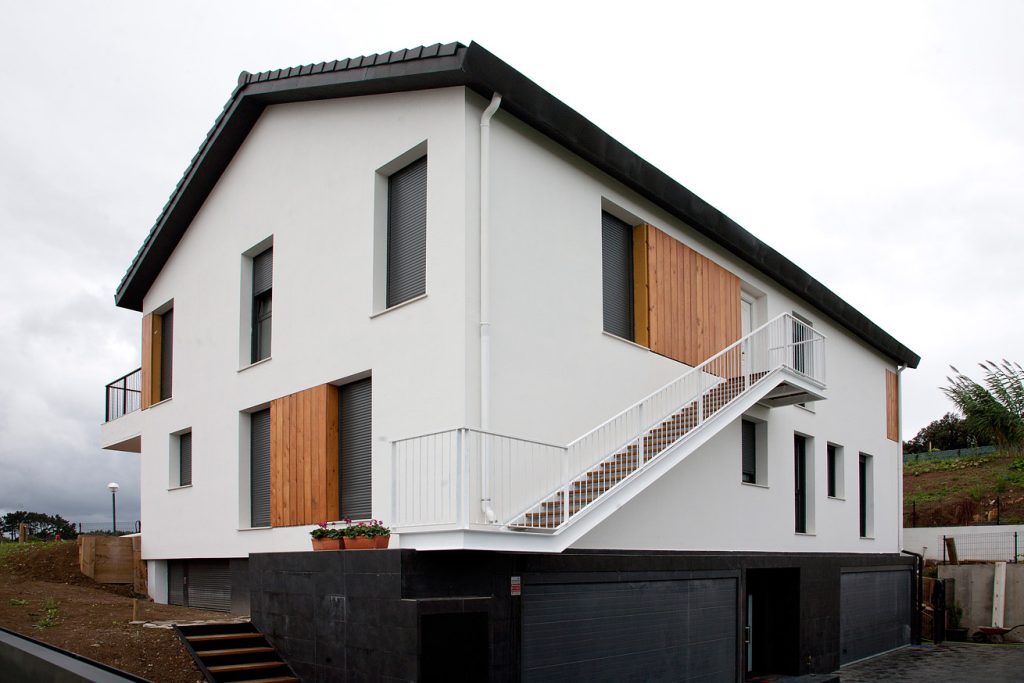 Carpinteria iberre obra nueva bifamiliar sopelana