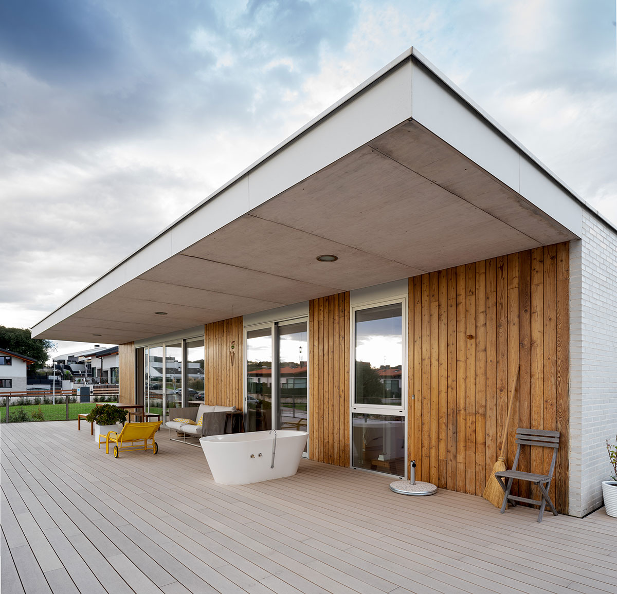 Carpinteria iberre terraza de madera tarima exterior entorno de bilbao